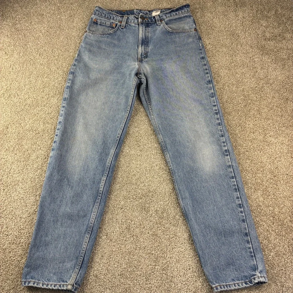 Vintage 90s Levi's 550 Relaxed Fit Tapered Leg Jeans Made USA Puerto Rico 32x31